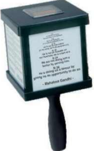 Near Vision Eye Testing Drum Internally Illuminated With Stand